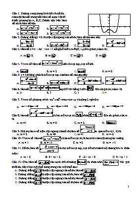 Ôn tập môn Toán khối 12